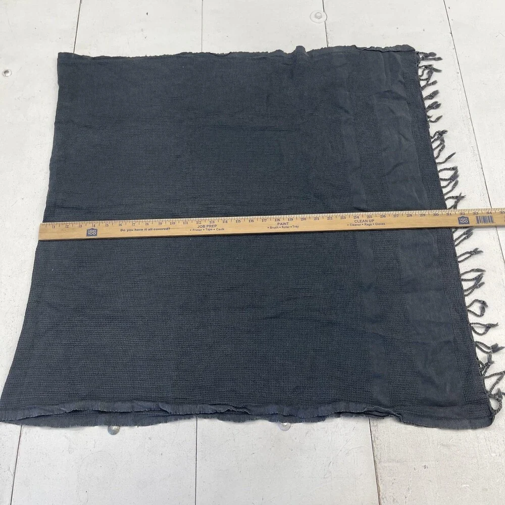Together Textiles Turkish Peshtemal Towel Gray Cotton 32x62 Bath Bathroom New
